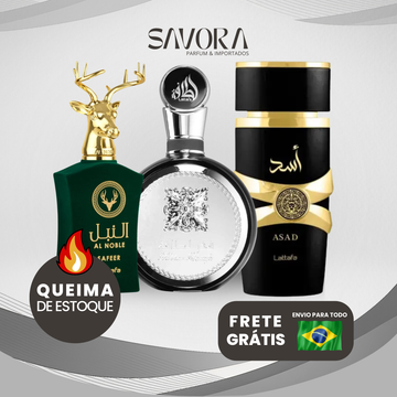 OFERTA COMPRE 1 LEVE 3 - Lattafa Fakhar, AL Noble Ameer e Asad Lattafa - Queima de Estoque 🔥 - 100ml Cada